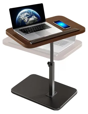 C-förmiger Beistelltisch, höhenverstellbar 45-80 cm, 360° drehbar