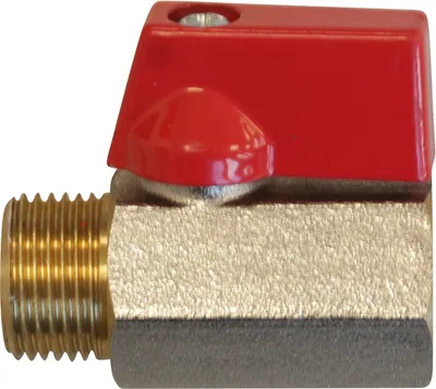 Produktbild von Mini-Kugelhahn IG-AG, 1/4" mit Flügelgriff