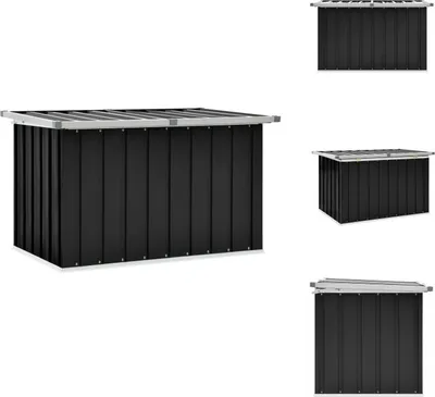Image de vidaXL Coffre de jardin Anthracite 109 x 67 x 65 cm - Coffres de jardin