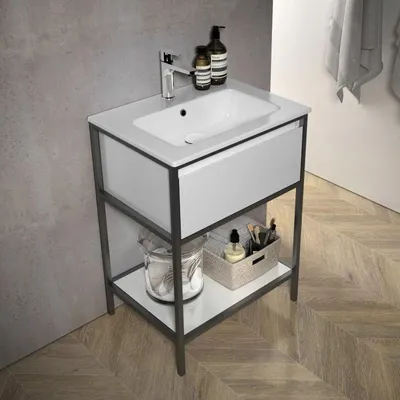 Produktbild von Loft 2.0 Waschtischunterschrank 60 cm, mit Metallgestell