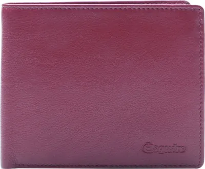 Produktbild von Esquire Leder Geldbörse RFID Classic Wallet Red rot
