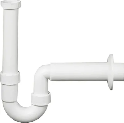 Produktbild von HAAS Ausgussbecken-Ablauf mit Anschlussgewinde  d 50 x 1 1/2, weiß 2865