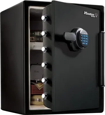 Image de Coffre-fort Master Lock, Ignifuge et Étanche, XXL 56,6L, Combinaison Électronique