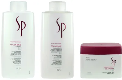 Immagine prodotto di Wella SP Color Save Shampoo 1000ml + Conditioner 1000ml + Mask 400ml