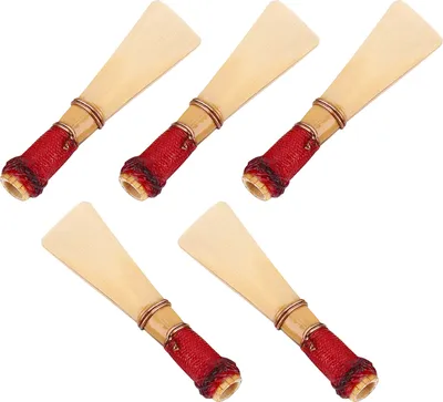 Image de 5 Pcs Bonne qualité Nouvelle anche de basson Reed Medium Instrument Accessoires