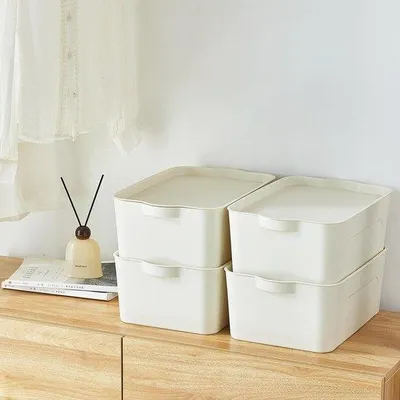 Immagine prodotto di Contenitore per rifiuti in plastica da 15 litri, impilabile, bianco
