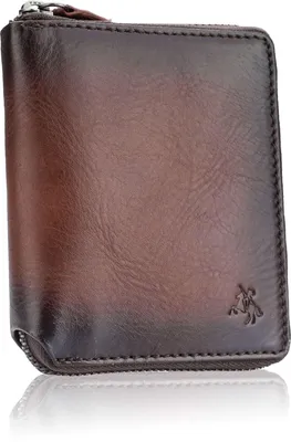 Obrázek produktu pro Visconti pánská kožená peněženka RFID hnědá 11,5 x 10 cm