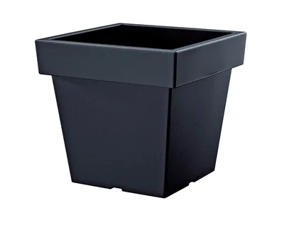 Zdjęcie produktu dla Doniczka LOFLY LOW 19,3 cm - kolor: antracytowy