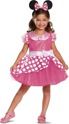 Produktbild von Disney Minnie Mouse Deluxe Kostüm Kleid & Stirnband M7-8