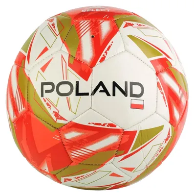 Produktbild von Select - "Poland" Fußball PP2059 (4) (Weiß/Rot/Gold)