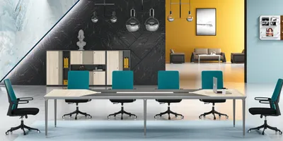 Immagine prodotto di Tavoli mobili per ufficio Tavolo per riunioni Tavolo per conferenze Tavolo per ufficio per conferenze 320cm