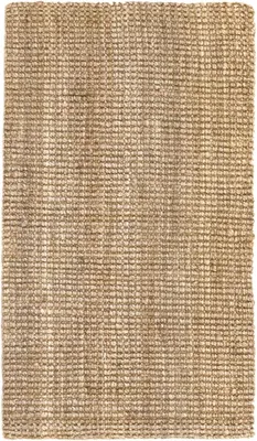 Produktbild von Juteteppich 110x60 cm, handgewebt, 100% natürlich, für Wohnzimmer