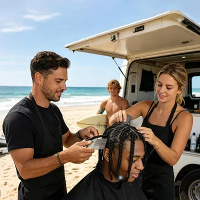 Productafbeelding van Afrokam en spiraalborstel voor haarstyling