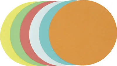 Obrázok produktu pre Soennecken Moderationskarte Kreis 4875 14cm sortiert 250 St./Pack.