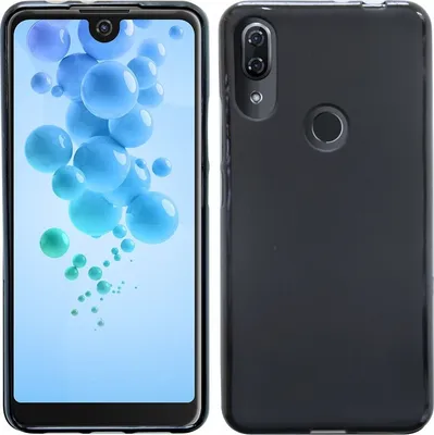 Produktbild von Wiko View 2 Pro Handy Silikon Schutzhülle Cover Case Schwarz