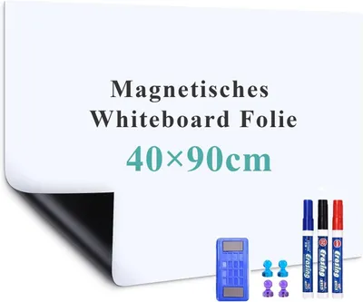 Produktbild von Whiteboardfolie 40 x 90 cm, magnetisch, selbstklebend, für Zuhause