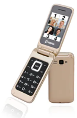 Obrázek produktu pro Olympia Luna - Flip top - Dual SIM - 6,1 cm (2,4 palce) - Bluetooth - 600 mAh - zlatá