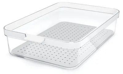Vorratsdose 2,6 l, stapelbar, BPA-frei, transparent