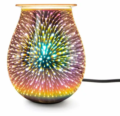 Zdjęcie produktu dla Elektryczna lampa zapachowa, szkło, 16 x 21 cm