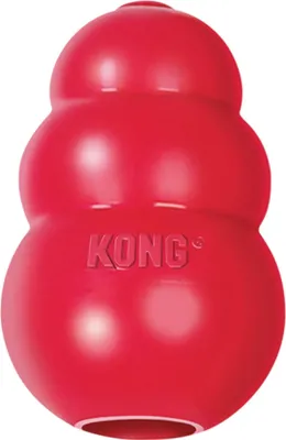Obrázok produktu pre KONG Classic, Pes, Červená, Guma, Žuvanie, Aportovanie, Spojené štáty