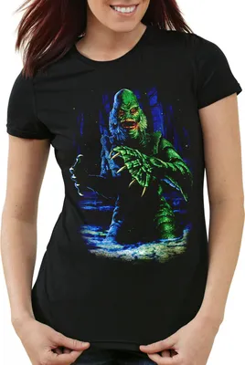 Produktbild von style3 Das Ding aus dem Sumpf Damen T-Shirt horrorfilm monster, Größe:M