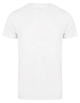 Image de SF Men - T-shirt « Feel Good » pour homme, stretch LT4588 (XL) (blanc)