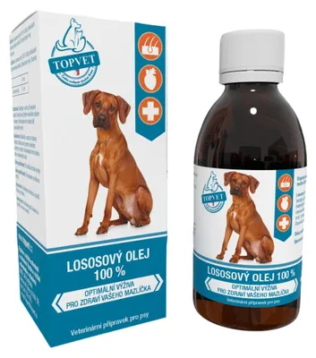 Lososový olej 100 % pro psy 200 ml – Green idea