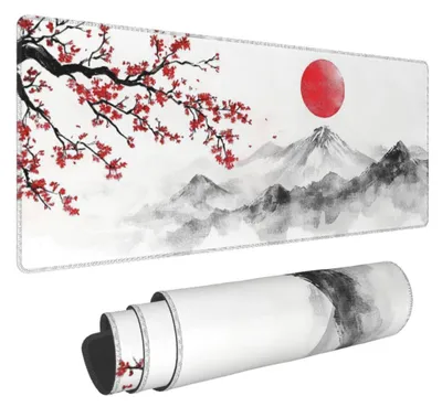 Immagine prodotto di Tappetino per mouse grande, 80x30 cm, con base antiscivolo e bordi cuciti