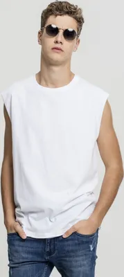 Produktbild von Urban Classics Herren-Tank-Top Monocin weiß M