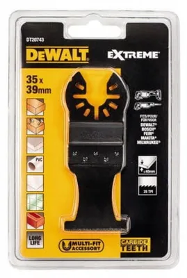 DEWALT Multifunktionswerkzeug-Sägeblatt 35x39 mm DT20743-QZ