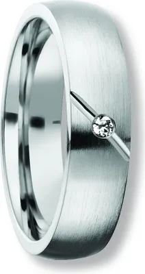 Produktbild von Freundschaftsring Brillant 0,02ct 925/- Silber rhodiniert