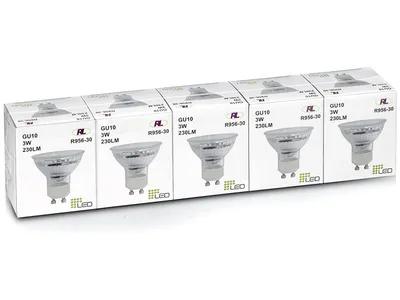 Produktbild von Trio LED 3W GU10 956-530 LED-Reflektor, Sockel GU10 / GZ10, 3 Watt, Warmweiß, 3000 K,