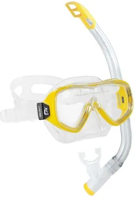 Produktbild von Cressi Ondina Vip Junior-schnorchelset Gelb Gelb One Size