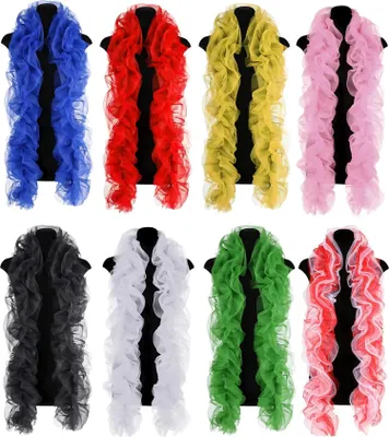 Produktbild von Organza Boa in verschiedenen Farben Farbe: rot