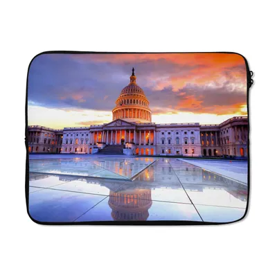 Produktbild von MuchoWow® Laptop Hülle 15 Zoll Kapitol - Architektur - Platz Laptoptasche - Laptoptasche - Sleeve - Rundum-Schutz