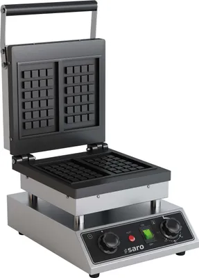 Produktbild von Saro ATRIA, 2 Waffel(n), Rechteckig, Schwarz, Edelstahl, 300 °C, 1600 W, 230 V