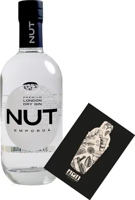Produktbild von NUT Emporda London Dry Gin 0,7L (45% Vol) 13 Botanicals NUT Distillery- [Enthält Sulfite]