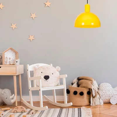 Image de Opviq, Sivani- Sivani ABY, jaune, lustre, corps en métal