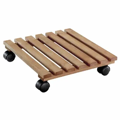 Immagine prodotto di WAGNER® design yourself 20083501 WAGNER® design yourself Pflanzenroller NATURE GH 0835 Holz hellbraun quadratisch 35,0 x 8,0 cm