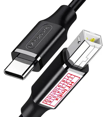 Produktbild von USB C Druckerkabel USB C auf USB B Scannerkabel Drucker Kabel Samsung HP Canon