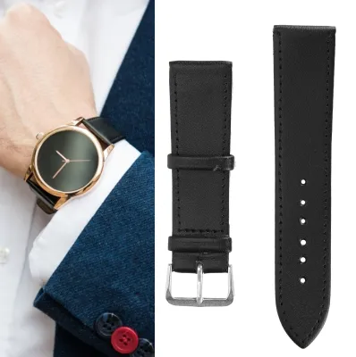 Produktbild von Dornschließe Uhrenarmband Kunstleder Universal Ersatz Uhrenarmband Teil Zubehör22mm / 0.87in