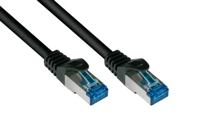 Produktbild von Patchkabel Cat.6A SFTP SmartFLEX 0,5m schwarz, halogenfrei