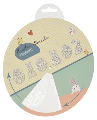Produktbild von Ostern-Schablonen-Set, 6 Designs