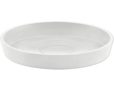 Produktbild von Blumentopf Untersetzer Ecopots Amsterdam Kunststoff Ø 13,8 cm H 2,5 cm weiß