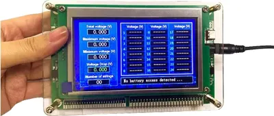 Zdjęcie produktu dla Tester napięcia, dokładny pomiar, wszechstronna kompatybilność, tester od 0,3 V do 9 V
