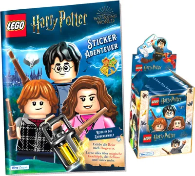 Produktbild von Blue Ocean LEGO Harry Potter Sticker Serie 1 (2023) - 1 Album + 1 Display Sammelsticker
