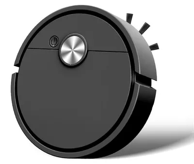 Produktbild von Saug-Wisch-Roboter für Zuhause, 5-in-1 Mini-Reinigungsroboter mit USB-Ladefunktion, Modell 2026 – Schwarz