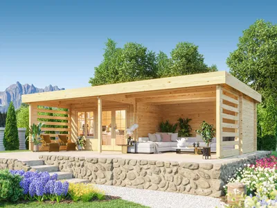 Produktbild von Fjordholz Gartenhaus Modell Jonte 44