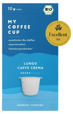 Produktbild von My Coffee Cup - Lungo Caffè Crema – 10 Kapseln
