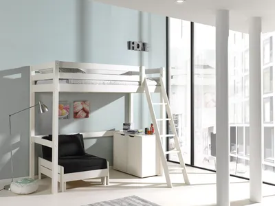 Produktbild von Vipack Hochbett mit Liegefläche 90 x 200 cm, Kommode und Sessel